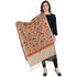 Women's Aari Embroidered Wool Stole